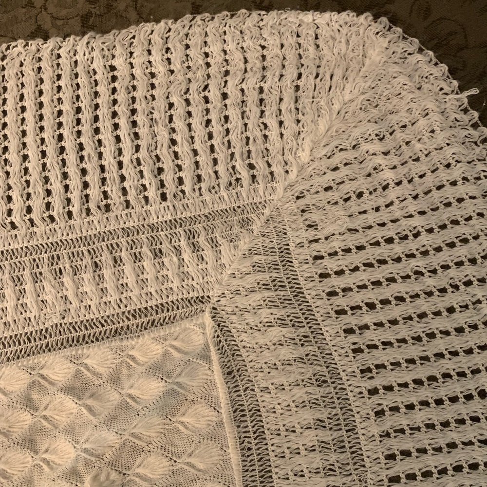 Vintage baby blanket - christening